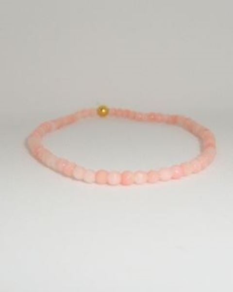 armbånd, see bamboo, 2 mm, smykker, pink, lyserød, ædelsten, halvædelsten, guldperle, facetslebet, pink see bamboo