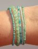 smykker, halvædelsten, armbånd, elastikarmbånd, accessories, perler, beads, ædelsten, grøn, grønnne smykker, grønne ædelsten, grønne halvædelsten, agat, grøn agat