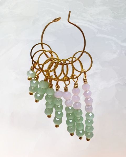 smykker til dit strikketøj, Maskemarkør, talmarkør, talmarkører, maskemarkører, strikkemarkører, strikketøj, strikketilbehør, strikke tilbehør, strikkegrej, strikke grej, strikkegear, strikke gear