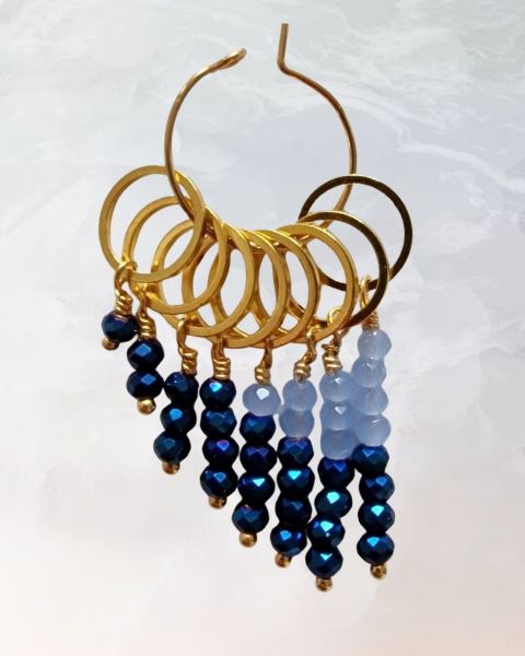 smykker til dit strikketøj, Maskemarkør, talmarkør, talmarkører, maskemarkører, strikkemarkører, strikketøj, strikketilbehør, strikke tilbehør, strikkegrej, strikke grej, strikkegear, strikke gear